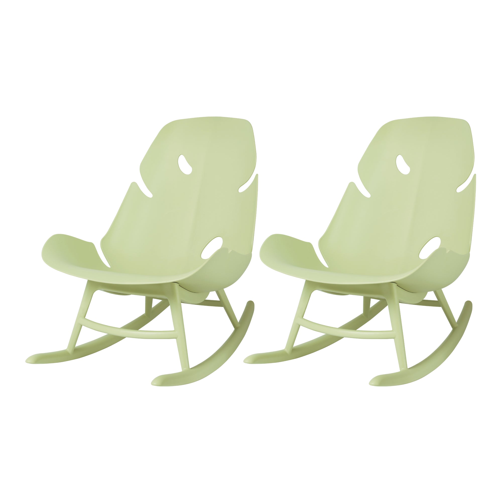 Lagoon Monstera Outdoor Rocking Chair - 2 PCS / SET