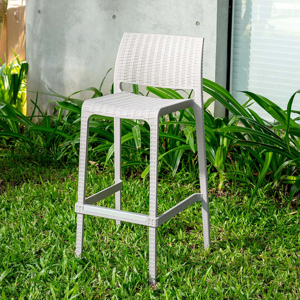 Lagoon Rue Rattan Stackable Bar Stool - Set of 2