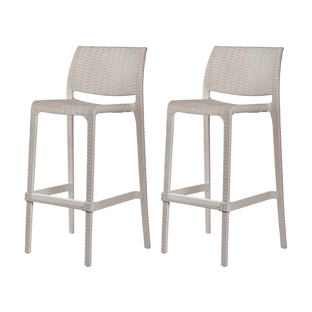 Lagoon Rue Rattan Stackable Bar Stool - Set of 2