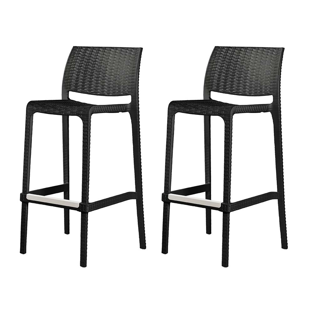Lagoon Rue Rattan Stackable Bar Stool - Set of 2