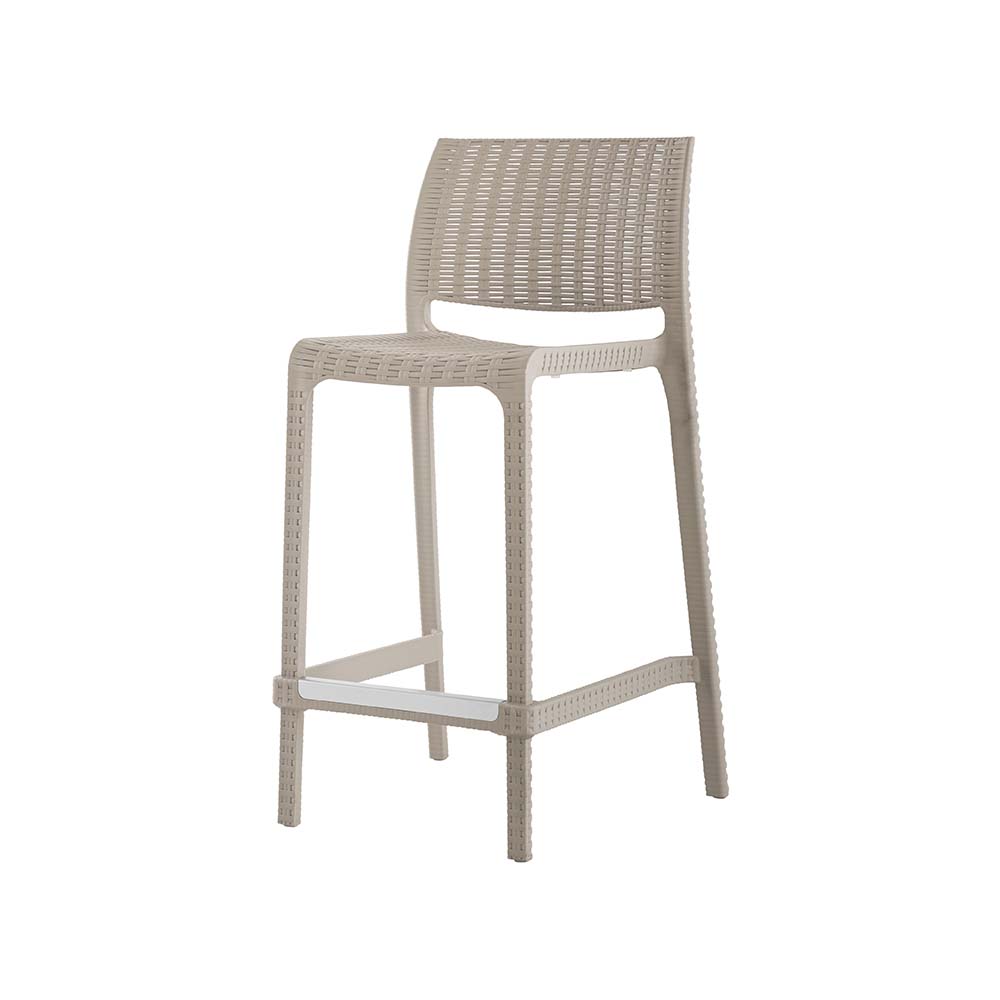 Lagoon Rue Rattan Resin Stackable Counter Stools, Set of 2