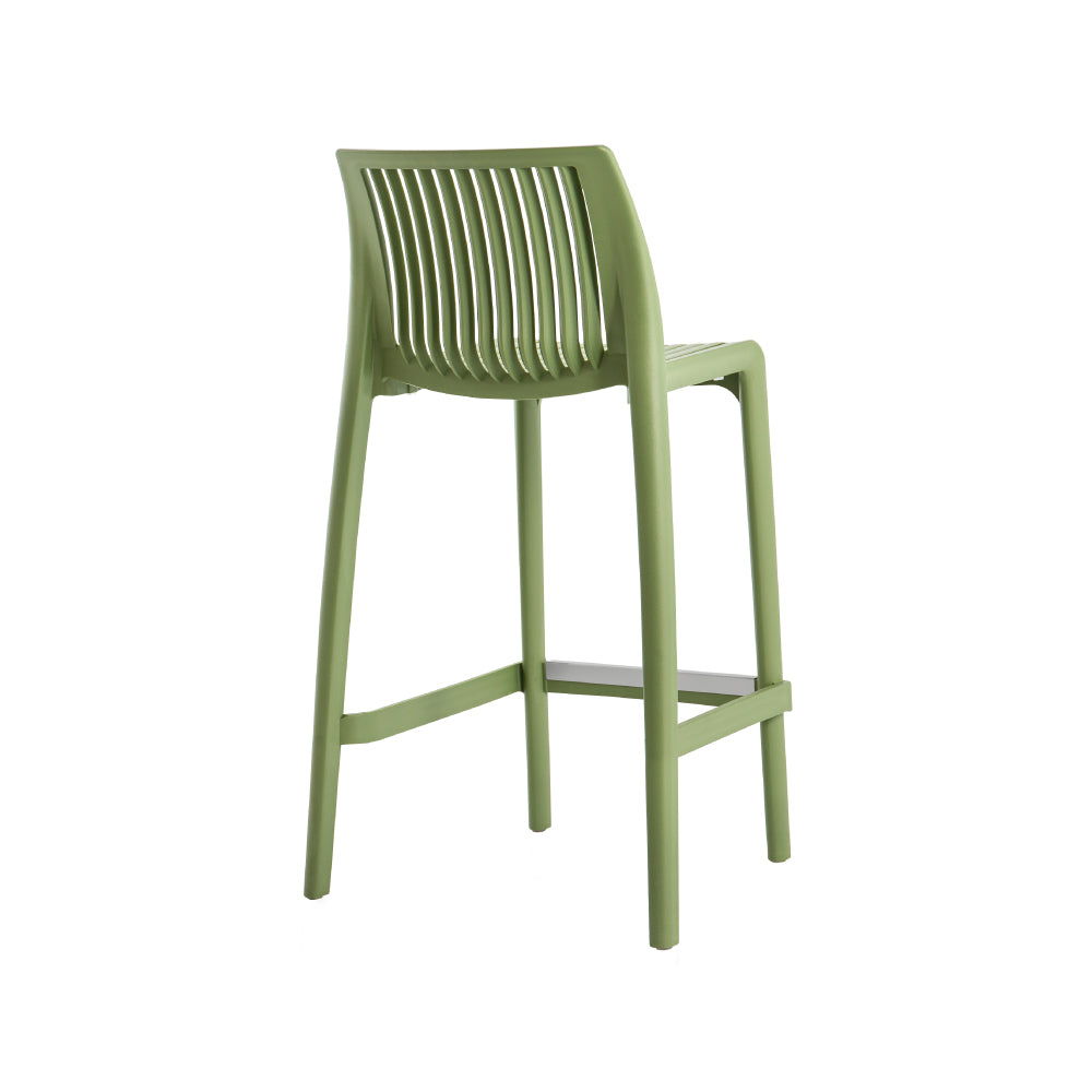 Lagoon Milos Resin Stackable Counter Stools, Set of 2