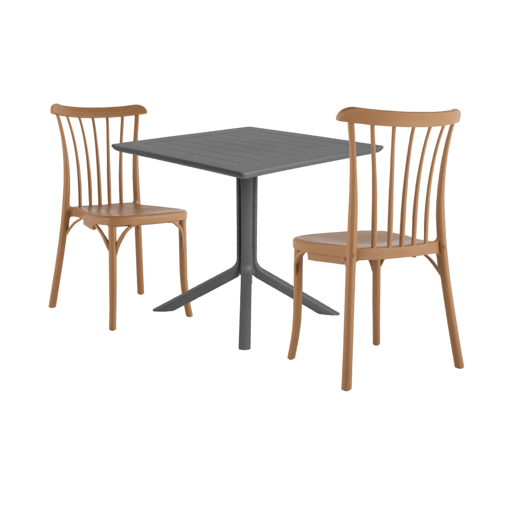 Venice Dining Table+2 RIO dining chairs