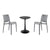 Balcony Furniture Set（SPROUT Side Table+2Sensilla dining chairs）