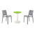 Balcony Furniture Set（SPROUT Side Table+2Sensilla dining chairs）