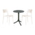 SEATTLE Side Table+2La Vie dining chairs