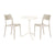 SEATTLE Side Table+2La Vie dining chairs