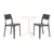 SEATTLE Side Table+2La Vie dining chairs