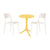 SEATTLE Side Table+2La Vie dining chairs