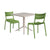 Venice Dining Table +2 Naples Dining Chair