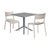 Venice Dining Table +2 Naples Dining Chair
