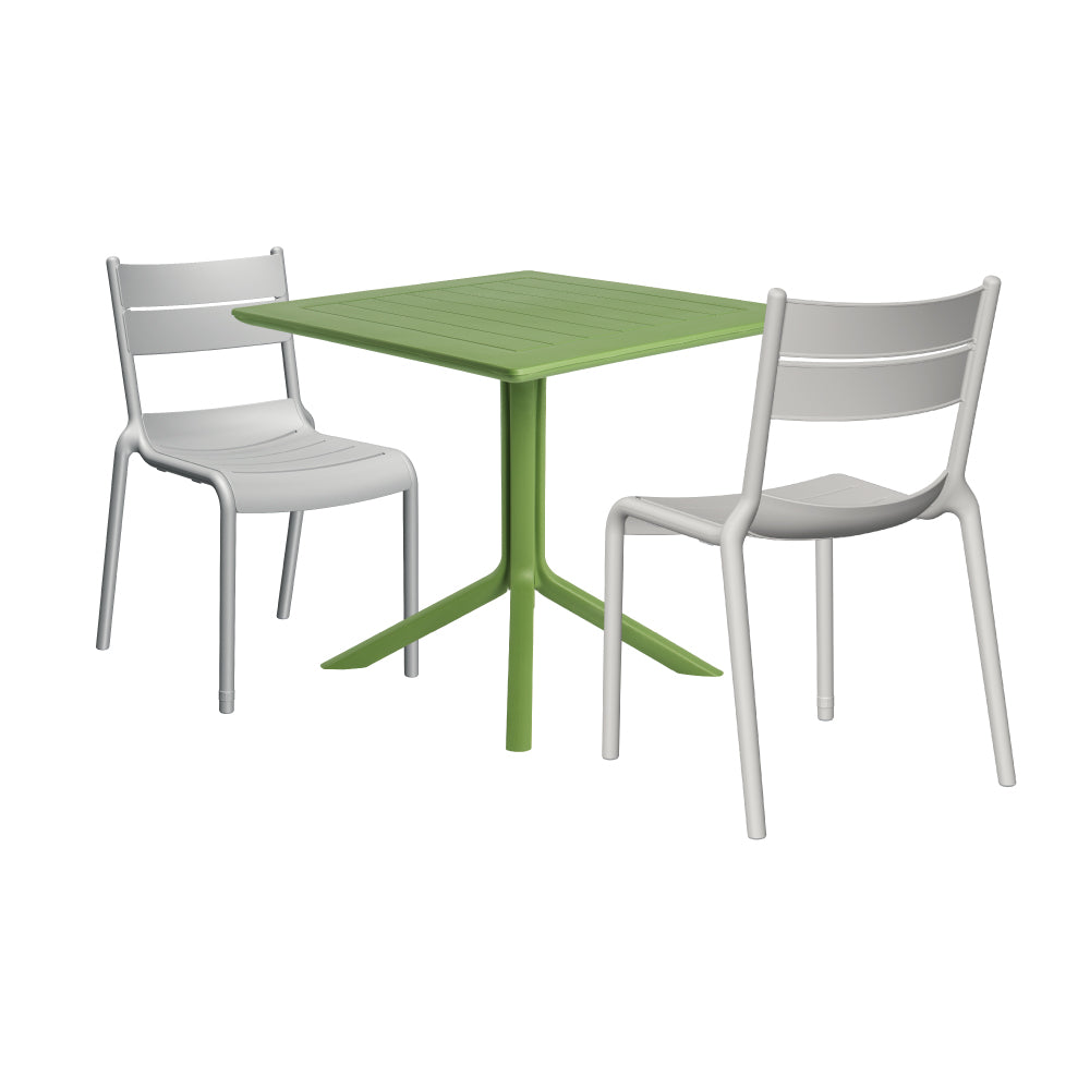 Lagoon Venice 3-Piece Dining Set – Dining Table with 2 Naples Chairs for Indoor & Outdoor Use