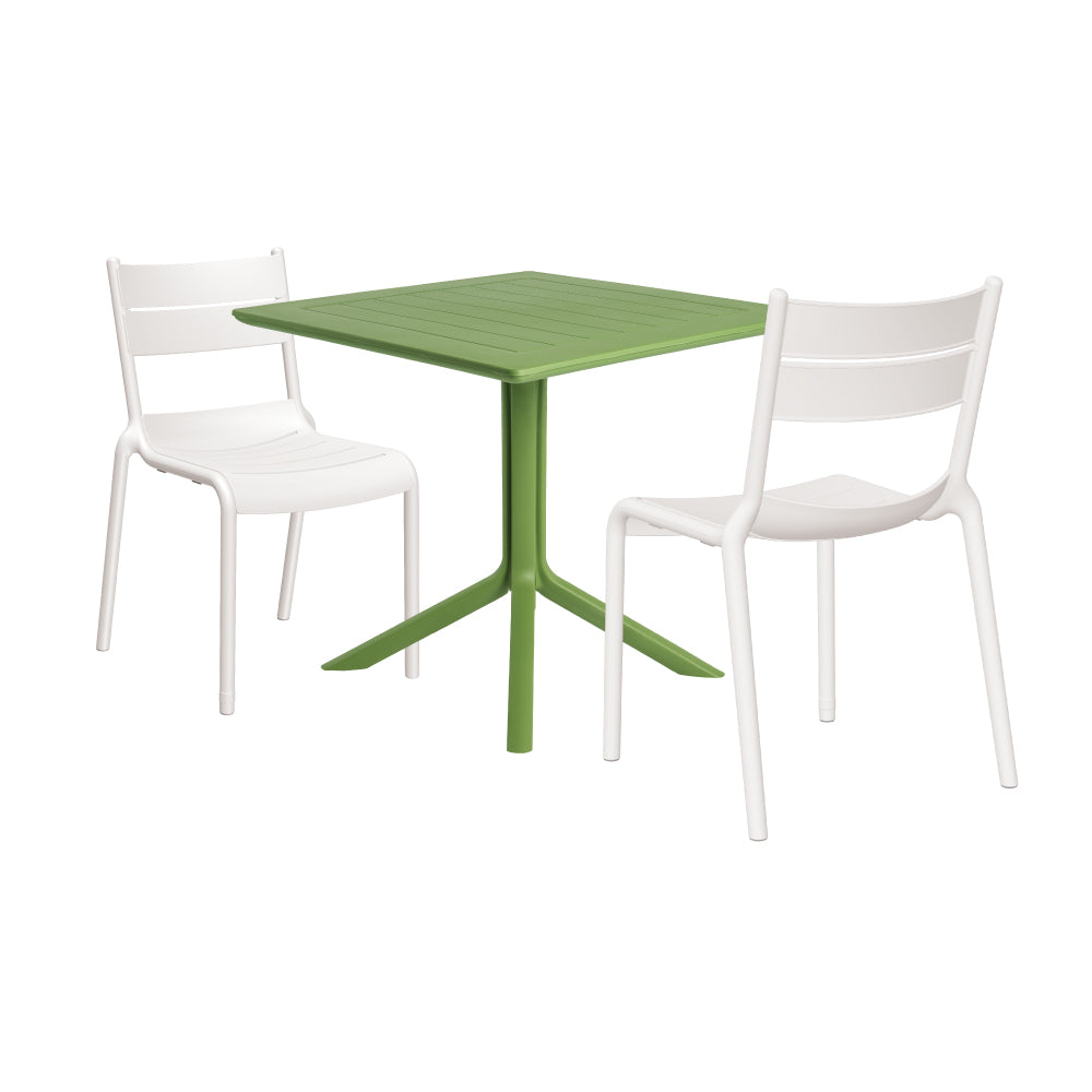 Lagoon Venice 3-Piece Dining Set – Dining Table with 2 Naples Chairs for Indoor & Outdoor Use