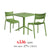 Venice Dining Table +2 Naples Dining Chair