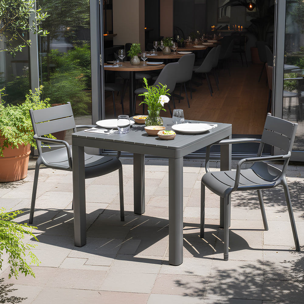 Lagoon Florence Outdoor Dining Table – UV-Resistant Resin Patio Table