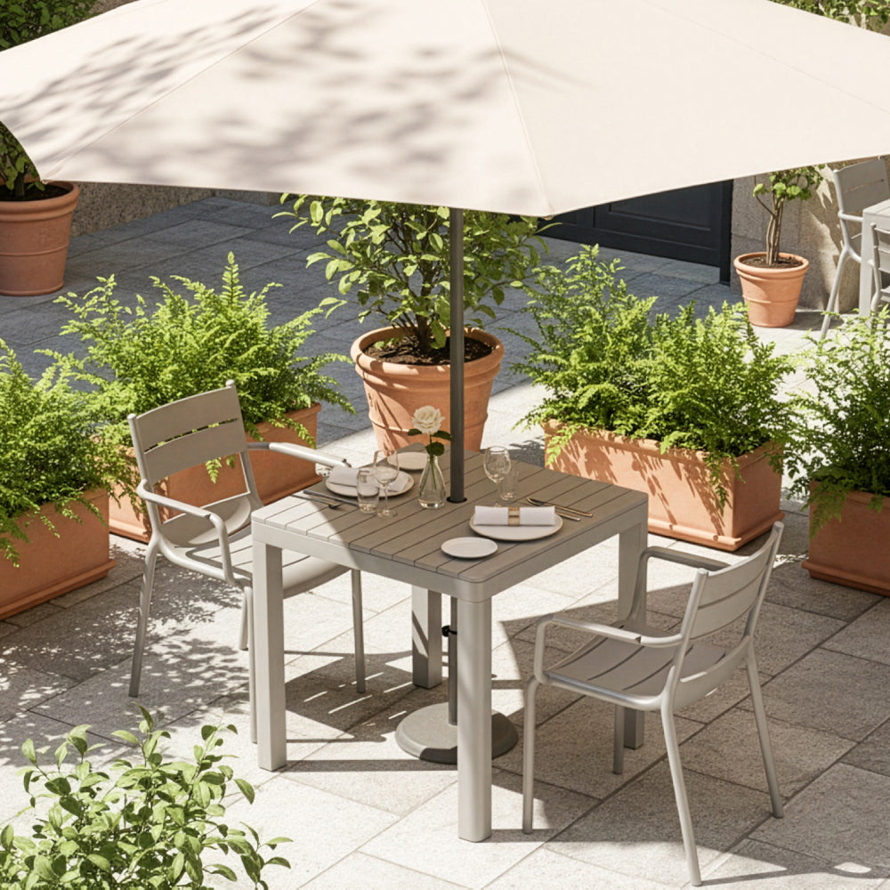 Lagoon Florence Outdoor Dining Table – UV-Resistant Resin Patio Table