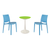 Balcony Furniture Set（SPROUT Side Table+2Sensilla dining chairs）