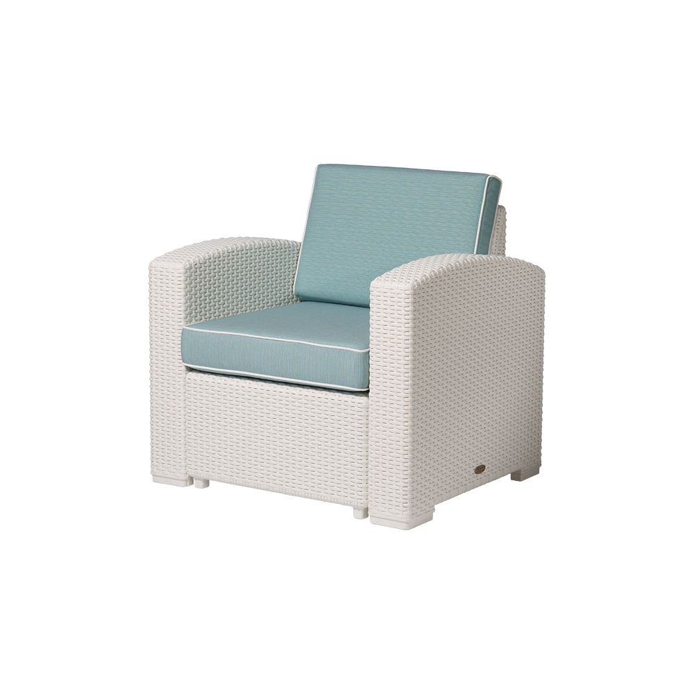 Lagoon MAGNOLIA 7 pcs Patio Furniture Set with Blue Cushions