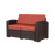Lagoon MAGNOLIA 5 pcs Patio Furniture Set with Red Cushions