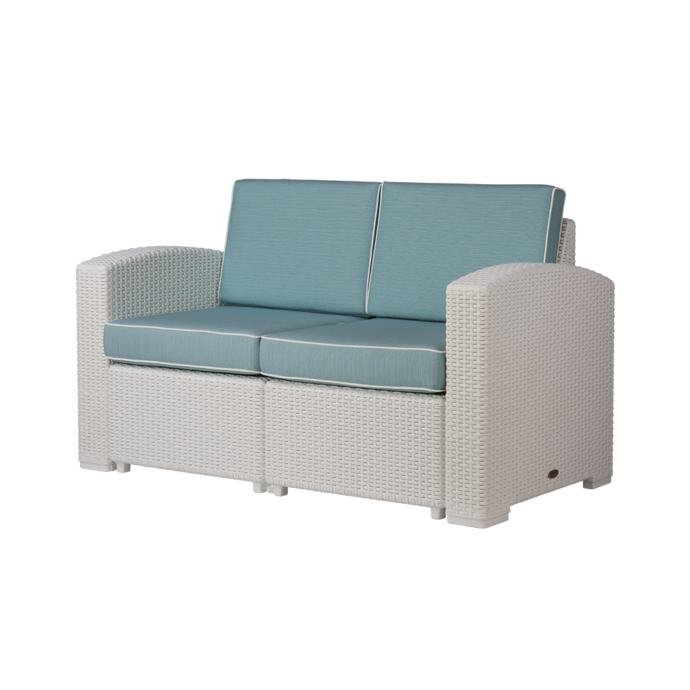 Lagoon MAGNOLIA 7 pcs Patio Furniture Set with Blue Cushions