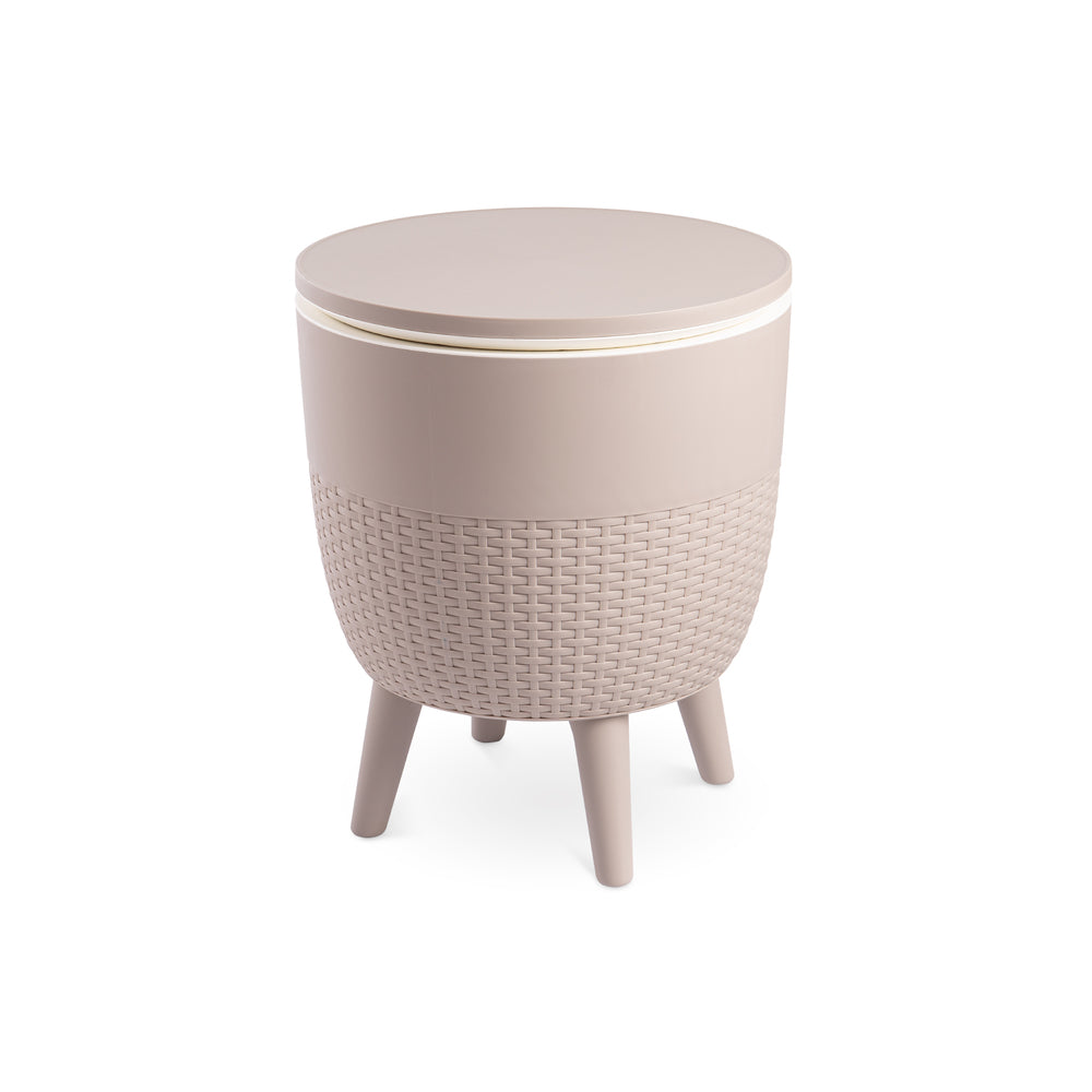 Lagoon Cancun 3-in-1 Outdoor Cooler Table – Adjustable Patio Bar, Cocktail & Coffee Table