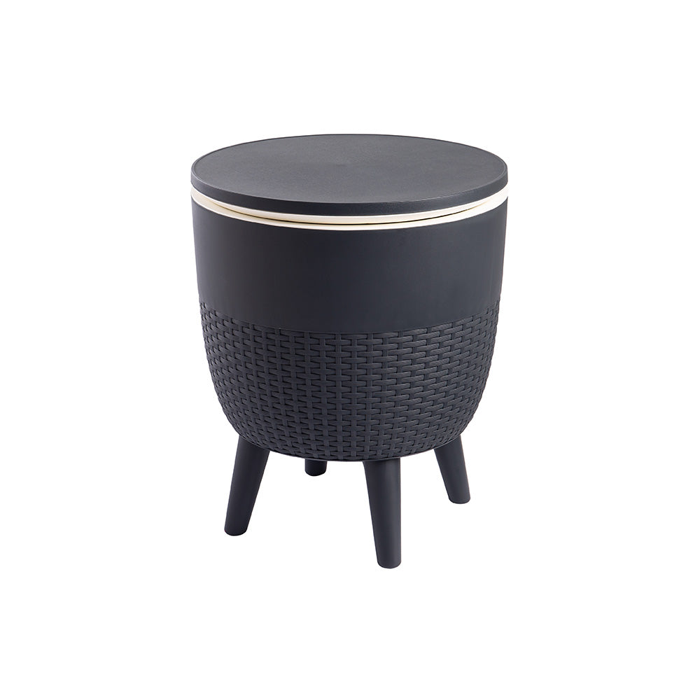 Lagoon Cancun 3-in-1 Outdoor Cooler Table – Adjustable Patio Bar, Cocktail & Coffee Table