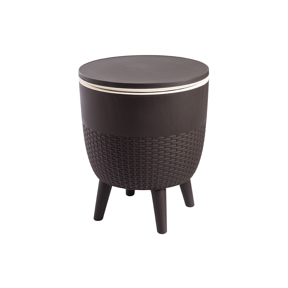 Lagoon Cancun 3-in-1 Outdoor Cooler Table – Adjustable Patio Bar, Cocktail & Coffee Table