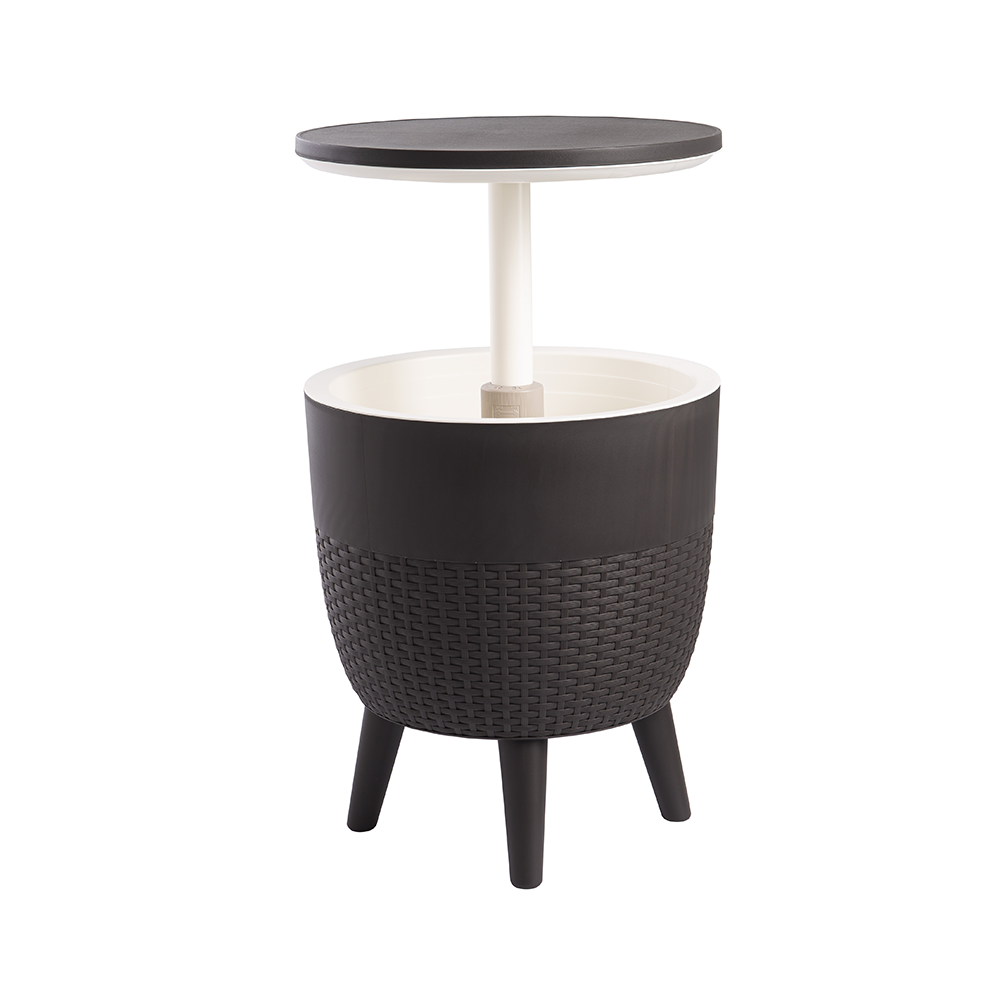 Lagoon Cancun 3-in-1 Outdoor Cooler Table – Adjustable Patio Bar, Cocktail & Coffee Table