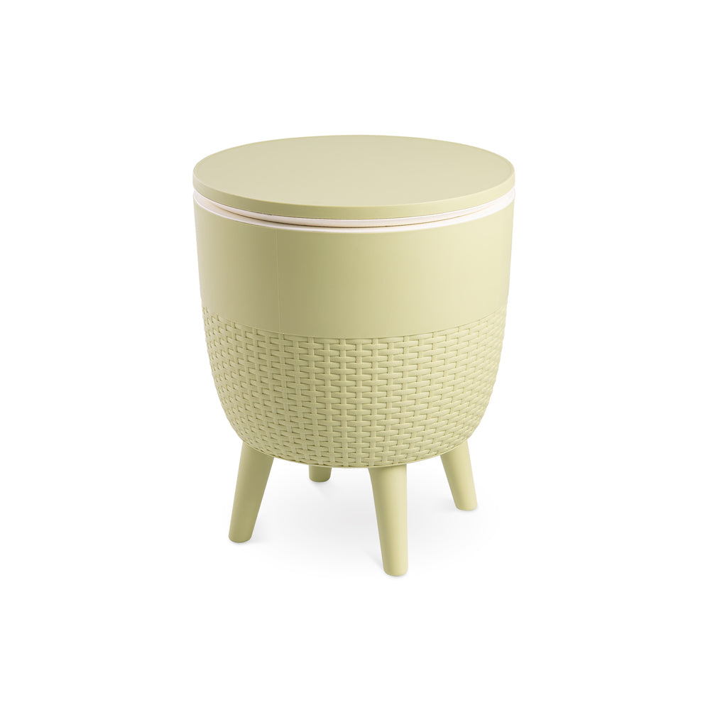 Lagoon Cancun 3-in-1 Outdoor Cooler Table – Adjustable Patio Bar, Cocktail & Coffee Table