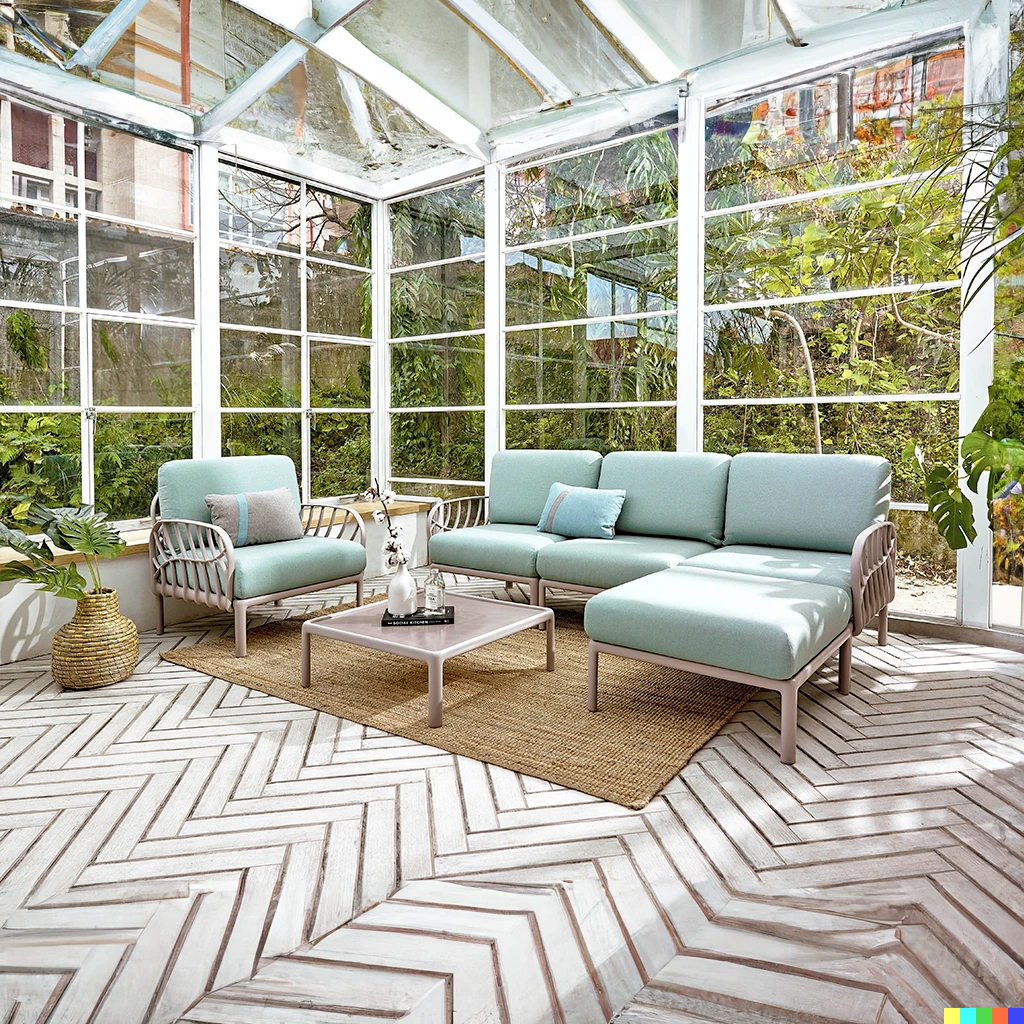 Outdoor sectional blue cushions deals