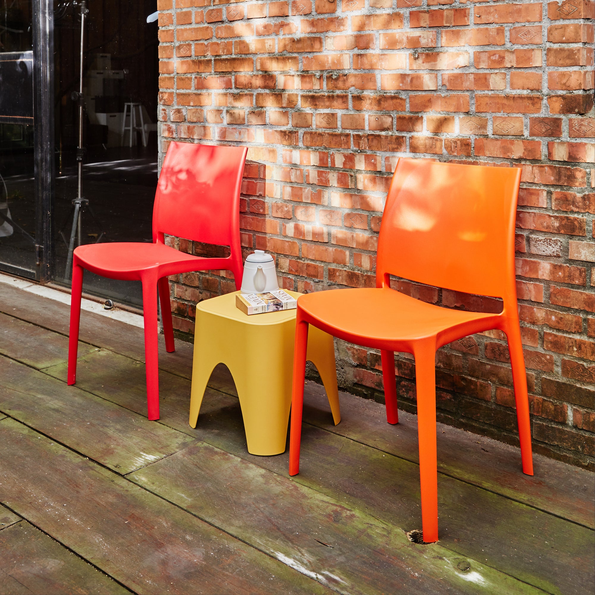 LAGOON SENSILLA STACK-ABLE DINNING CHAIR 4 pcs / set