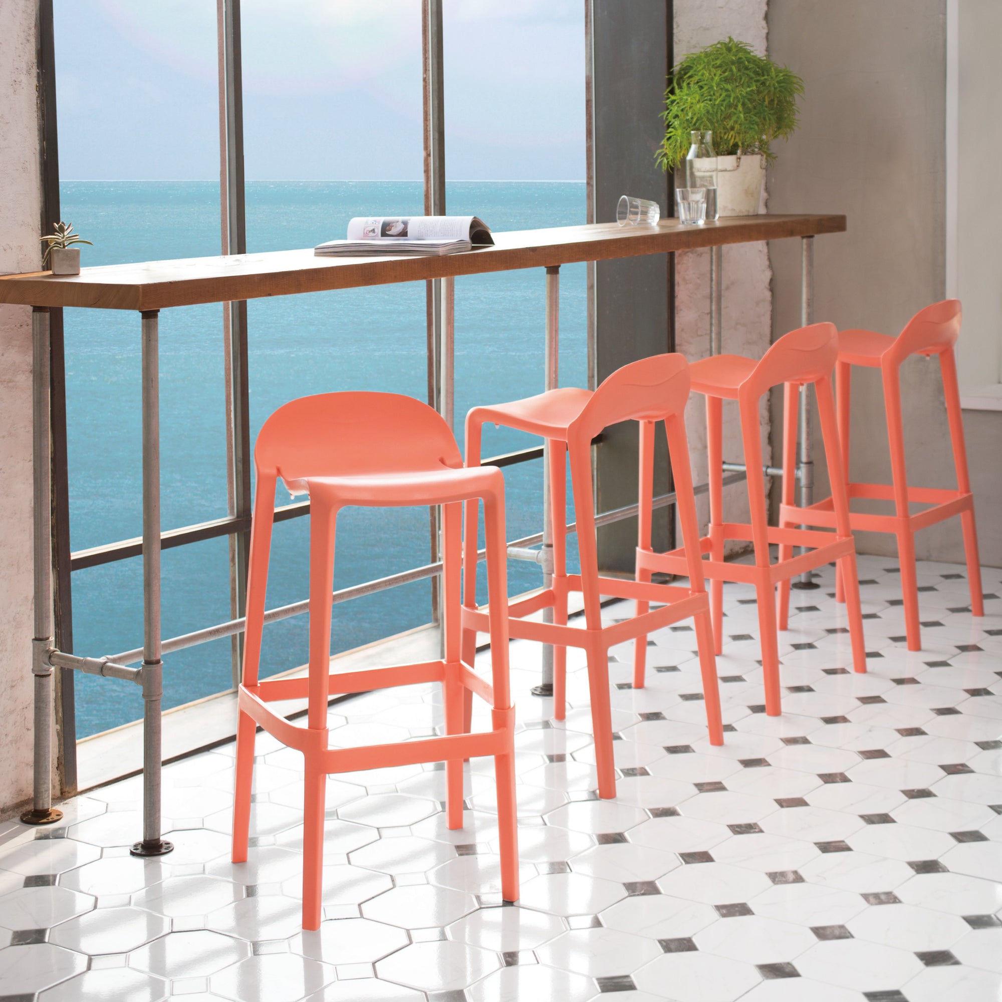 7057 LAGOON JOYOUS BAR STOOL - 2 pcs / set