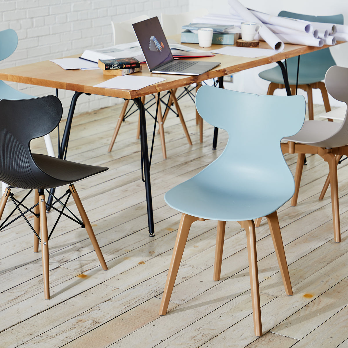 LAGOON WHALE LEISURE D PP STAND DINNING CHAIR 4 pcs / set