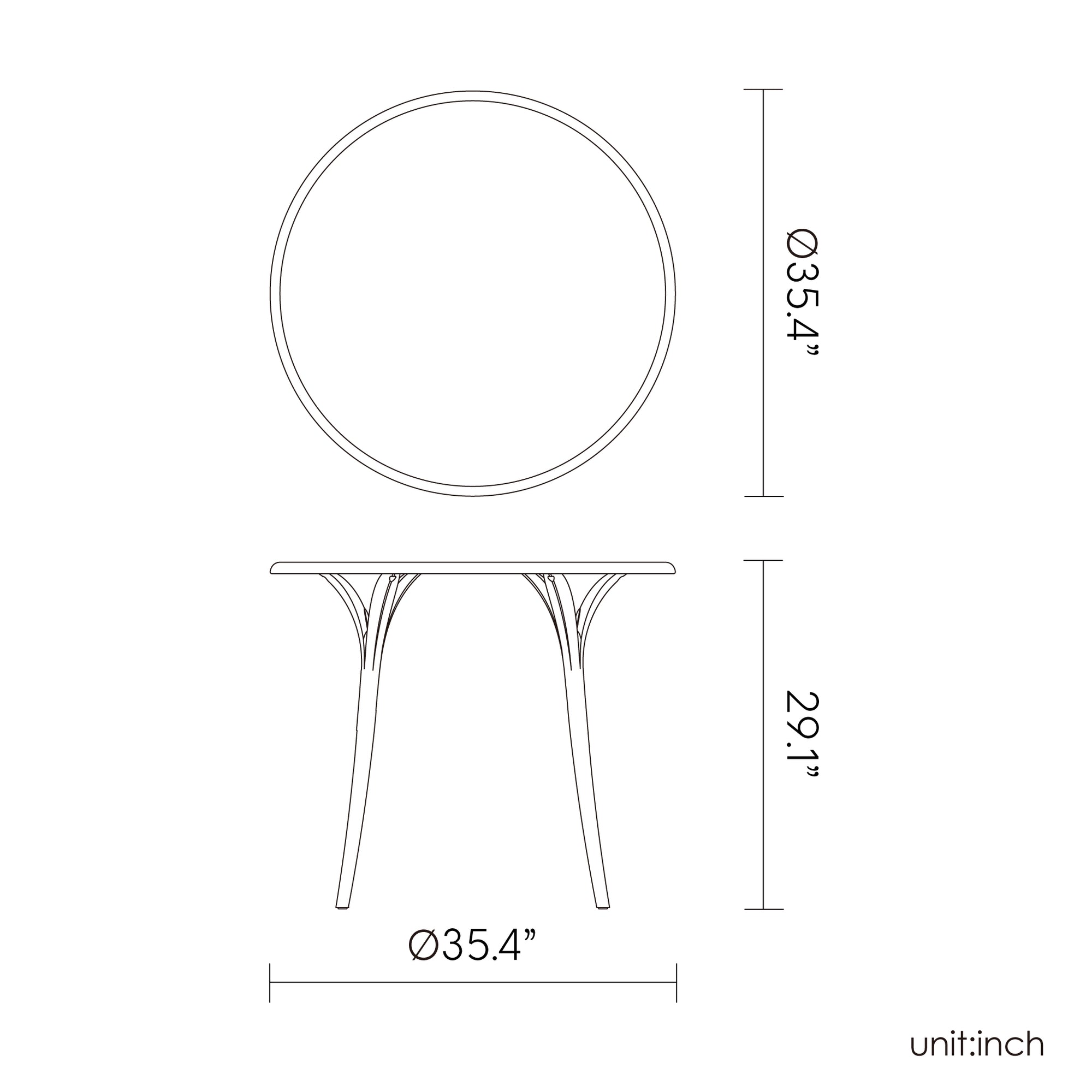 Lagoon CHLOE 7097 Garden Table