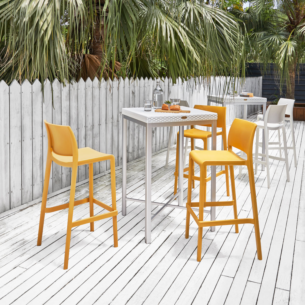 7211B_SENSILLA STACK-ABLE BAR STOOL, 2 pcs / set