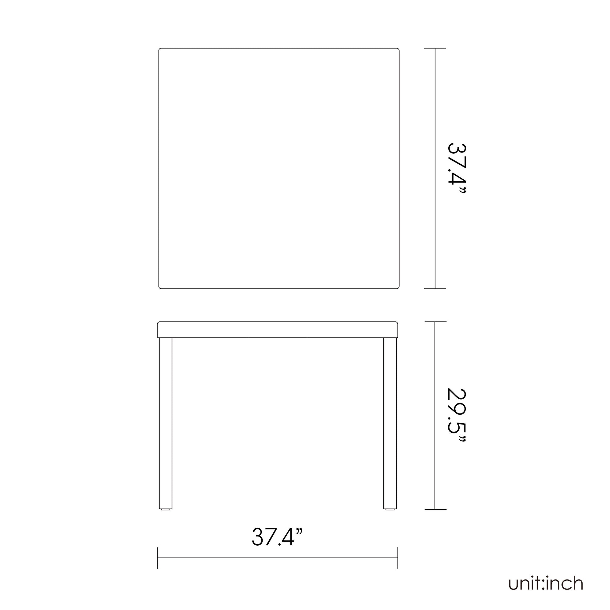 Lagoon OSLO 7020DT Rattan Dining Table W/ALUM TUBE