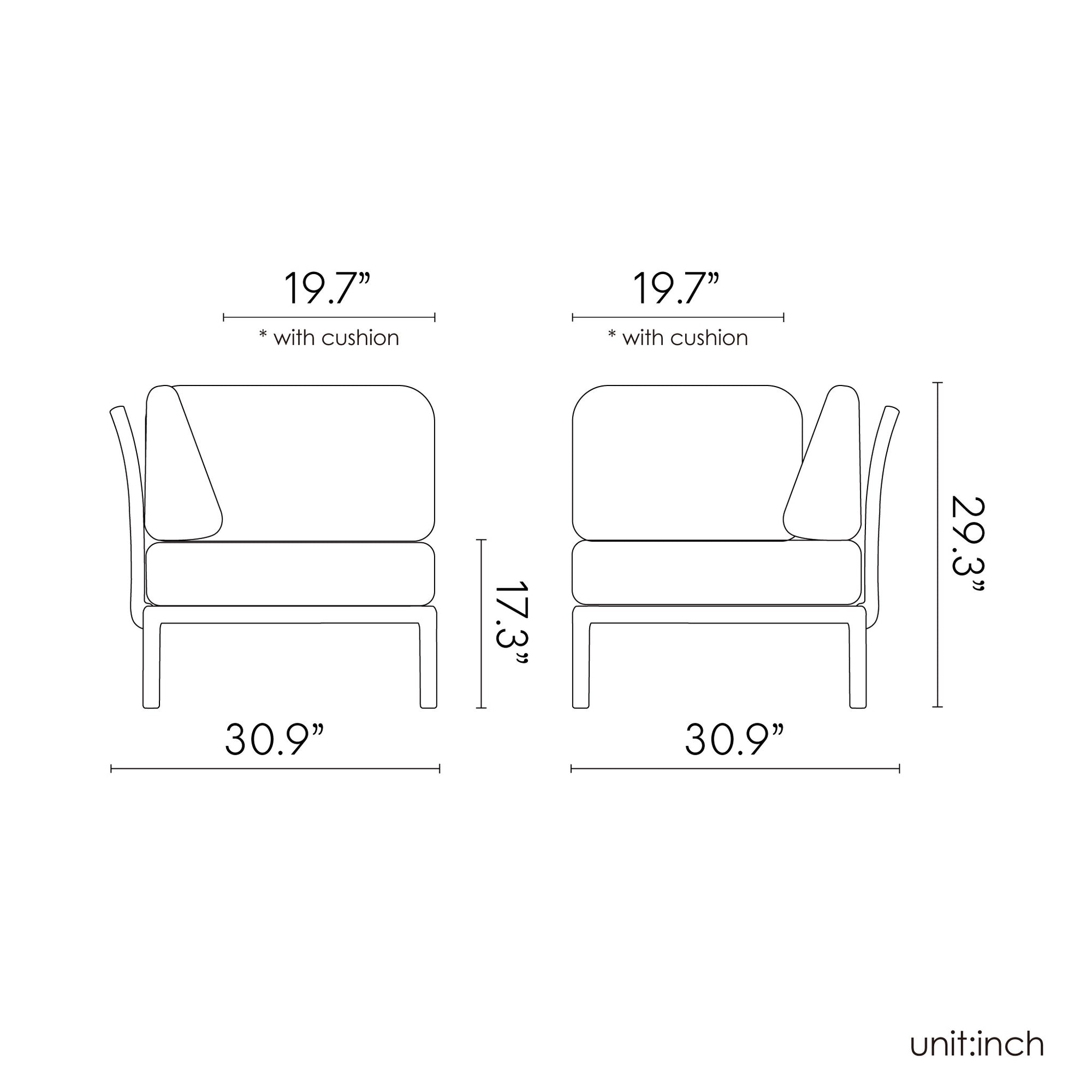 Lagoon LAUREL 7215CN Corner Seat With Cushions