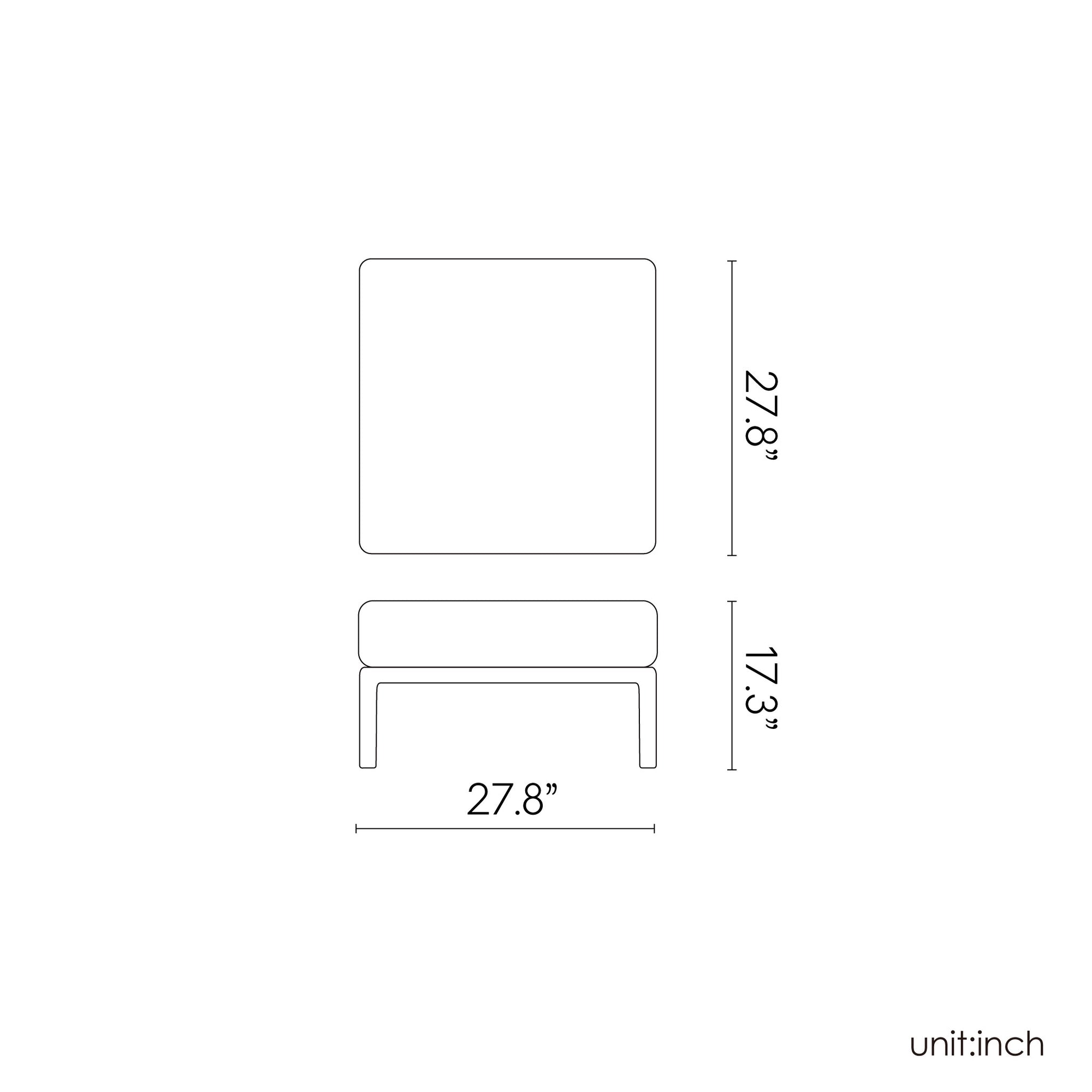 Lagoon LAUREL 7215OT Ottoman