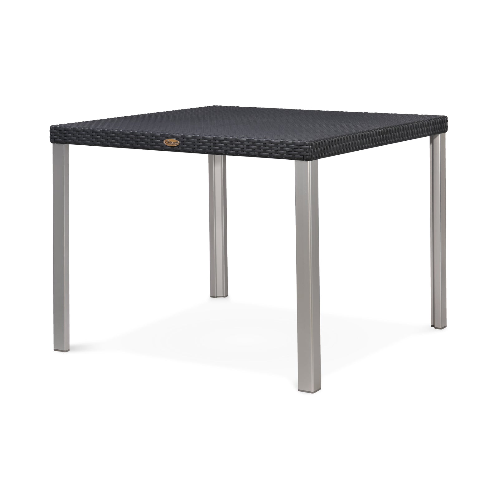 LAGOON OSLO RATTAN DINNING TABLE W/ALUM TUBE