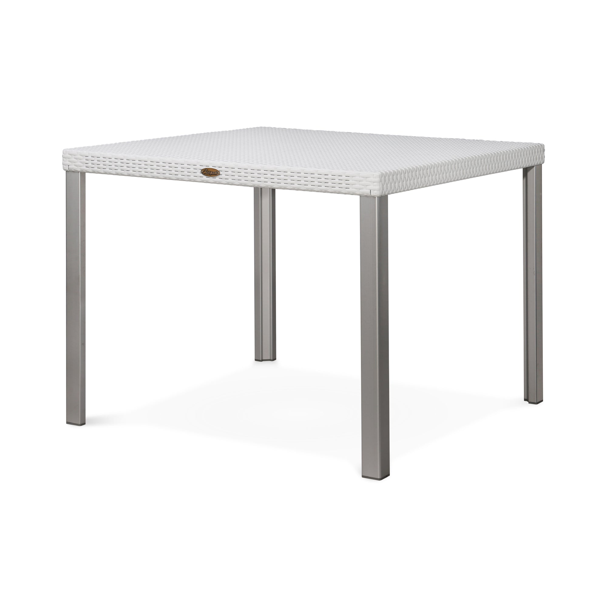 LAGOON OSLO RATTAN DINNING TABLE W/ALUM TUBE