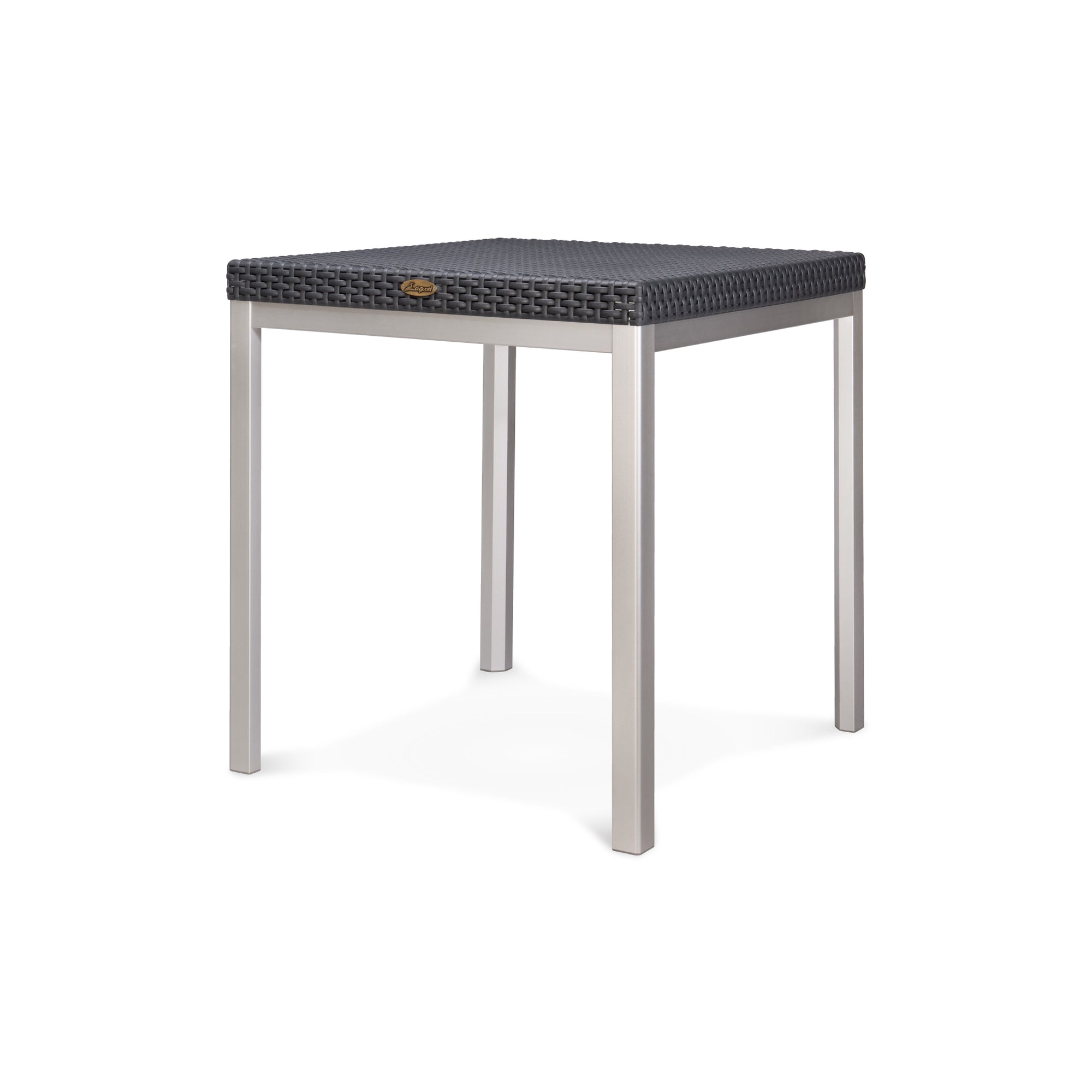 7022_RUSS_RATTAN DINNING TABLE W/ALUM TUBE 68 x 68 x 75 (cm) - 2 BOXES