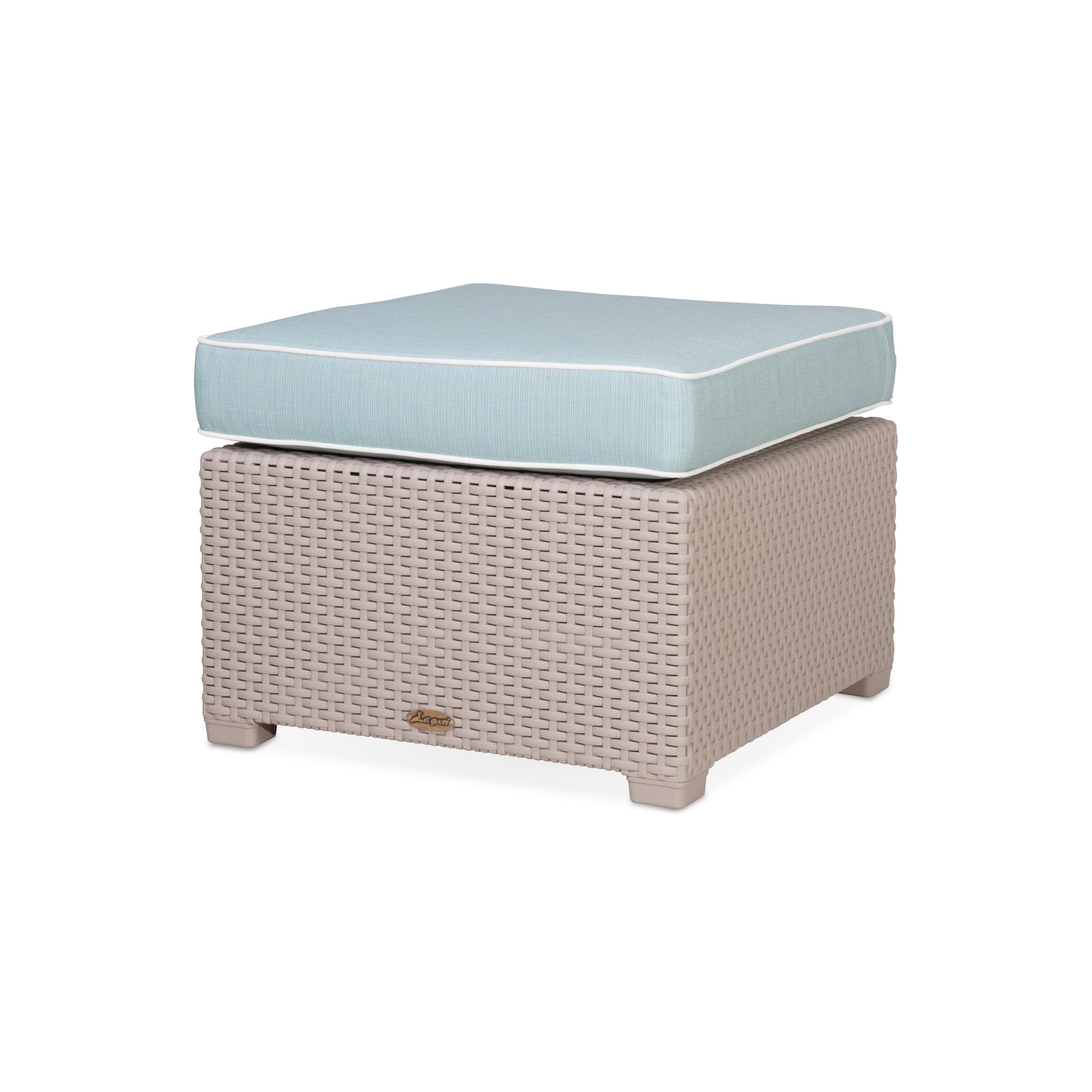 LAGOON MAGNOLIA RATTAN OTTOMAN