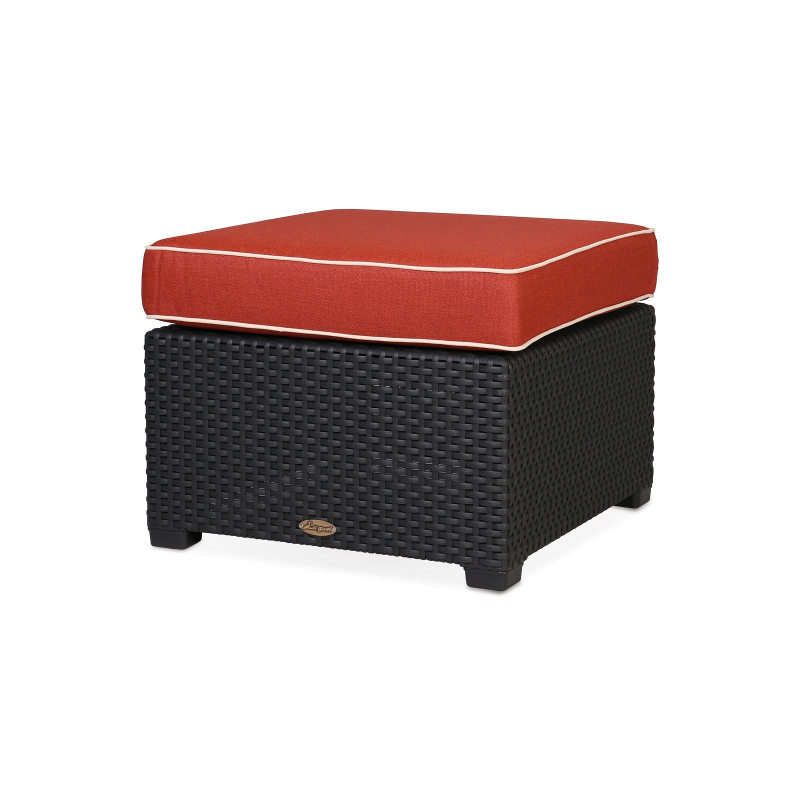 LAGOON MAGNOLIA RATTAN OTTOMAN