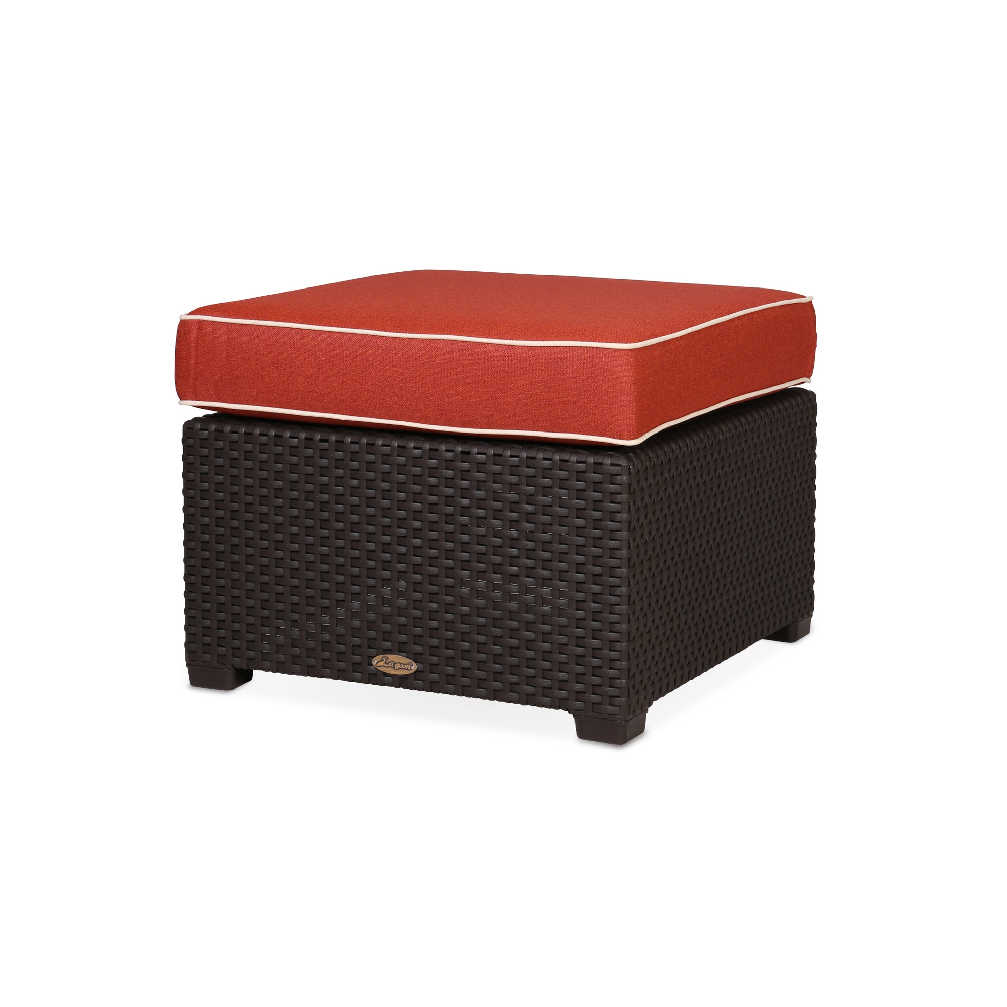 LAGOON MAGNOLIA RATTAN OTTOMAN