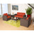 Lagoon MAGNOLIA 5 pcs Patio Furniture Set with Red Cushions